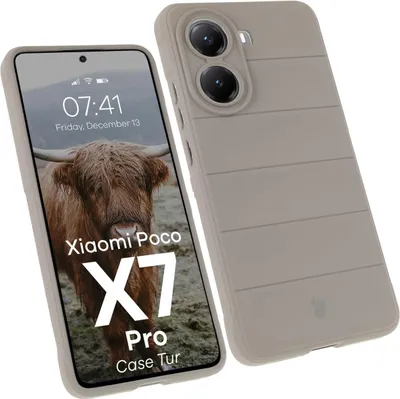Produktbild von Bizon Case Tur Panzerhülle für Xiaomi Poco X7 Pro, Hellgrau