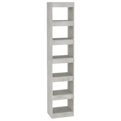 Image de Bibliothèque/Séparateur de pièce Gris béton 40x30x198 cm