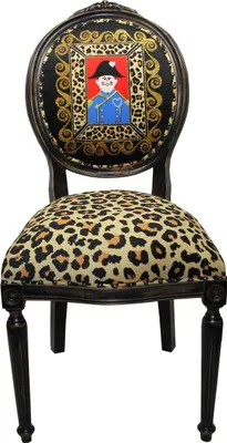 Produktbild von Casa Padrino Barock Luxus Esszimmer Stuhl ohne Armlehnen Lord - Designer Stuhl - Limited Edition
