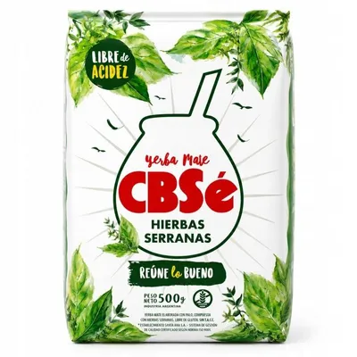 Zdjęcie produktu dla Yerba Mate CBSe Hierbas Serranas 500 g