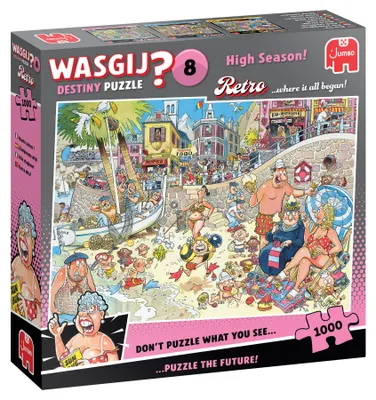 Produktbild von Wasgij Retro Destiny 8 - Hochsaison! (1000 Teile), 1000 Stück(e), Landschaft, 12 Jahr(e)