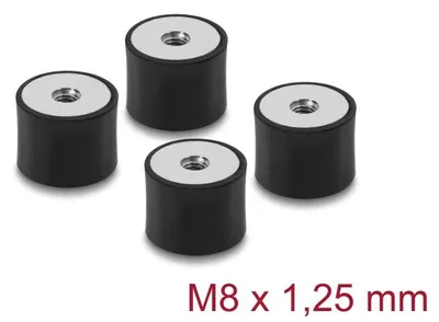 Produktbild von DeLOCK 60827, 40 kg, Stahl, Gummi, Schwarz, Stahl