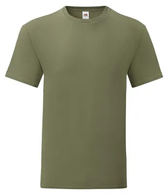 Produktbild von Fruit of the Loom - "Iconic" T-Shirt für Herren/Damen Uni LT2613 (M) (Klassisch Olivgrün)
