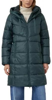 Obrázek produktu pro Dámský outdoorový kabát značky s.Oliver – s vyšším límcem, kapucí, velmi dobře izolující