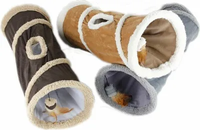 Produktbild von All for Paws Katzentunnel mit Lammfell