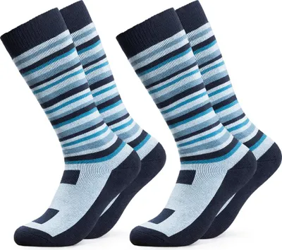 Produktbild von Occulto Kinder Skisocken 2er Pack (Modell Mondi) Blau 27-30