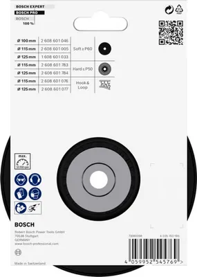 Produktbild von PRO Stützteller hart, 125 mm, M14