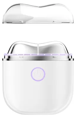 Produktbild von Elektrisches Gesichtsmassagegerät EMS – LED Licht, Wärmefunktion & Vibration, USB wiederaufladbar, für Gesicht & Hals