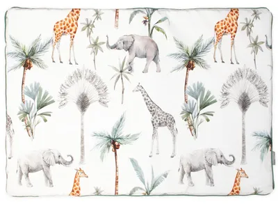 Produktbild von Flachkissen Safari - 35 x 40 cm - Grünspan | by SEVIRA KIDS