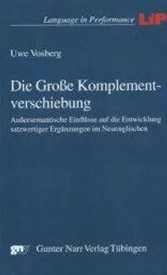 Produktbild von Vosberg, U: Große Komplementverschiebung