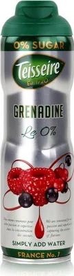 Produktbild von Teisseire Getränke-Sirup Grenadine 0% - 600ml (1er Pack)