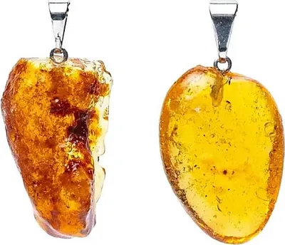 Produktbild von Bernstein (Kopal) Edelstein Anhänger gebohrt -- ±2,5cm online bestellen
