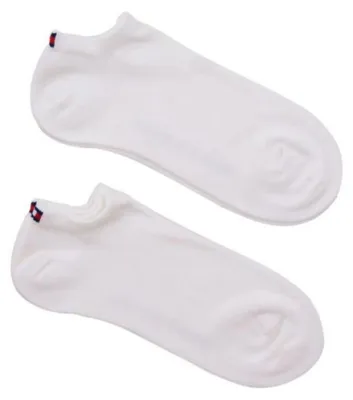 Produktbild von Tommy Hilfiger - Knöchelsocken für Damen (2er-Pack) NA1102 (39,5 EU - 42 EU) (Weiß)