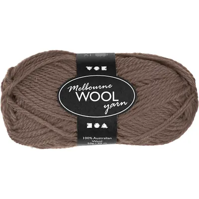 Produktbild von Creativ Company Melbourne Yarn Grey Brown, 92 m