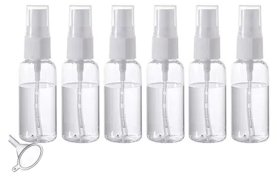 Produktbild von Transparente Sprühflaschen, 30 ml, tragbar, für Reisen und Zuhause, nachfüllbar und wiederverwendbar (6 Stück)