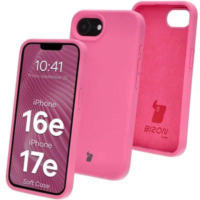 Produktbild von Bizon Soft Case Apple iPhone 16e fuchsia