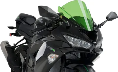 Produktbild von PUIG 3177V Z-Racing Scheibe passend fuer KAWASAKI ZX-6R NINJA Grün