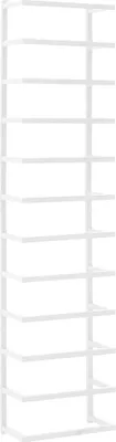 Produktbild von vidaXL Handtuchständer Weiß 24x12x96 cm Stahl