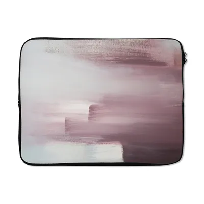 Produktbild von MuchoWow® Laptop Hülle 17 Zoll Laptoptasche Malerei - Ölgemälde - Abstrakt - Zipper - Schutzabdeckung