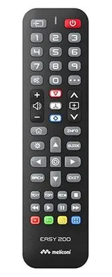 Obrázok produktu pre Meliconi 808057, TV, IR Wireless, Tlačidlá, Čierna