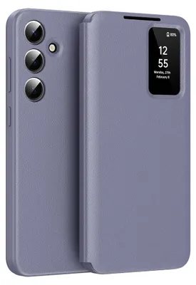 Zdjęcie produktu dla Techsuit - SmartView Series etui do Samsung Galaxy S25 - fioletowe