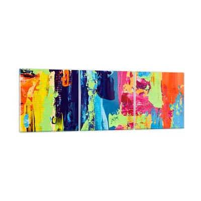 Produktbild von Bilder auf glas - Abstraktion Design Grafik - 150x50cm - Glasbilder - Wandbilder - Kunstdruck - zum Aufhängen bereit - Wanddekoration aus Glas - Glas Bilder - Wandbild auf Glas - GCA150x50-3131