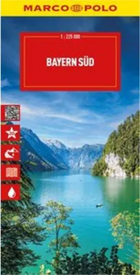 Zdjęcie produktu dla MARCO POLO Mapa turystyczna Niemcy 13 Południowa Bawaria 1:225 000
