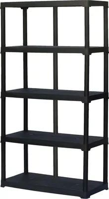 Produktbild von Dammendol Outdoor-Garderobe, Outdoor-Regal, Mehrzweck-Balkongarderobe, Outdoor-Schrank, 100 %  Italy, Anthrazit, 100 x 40 x 176 cm