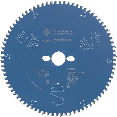 Image de Lame BOSCH 2608644112 Aluminium Ø 254 mm 80 dents pour Scie circulaire