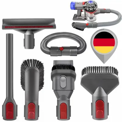 Image de Kit d'accessoires de rechange pour aspirateurs Dyson V15, V11, V10, V8, V7, comprenant un tuyau d'extension