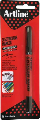 Produktbild von Artline - Marker Elektriker, schwarz