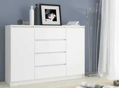 Obrázok produktu pre Veľká kombinovaná komoda SAVRILA - biela