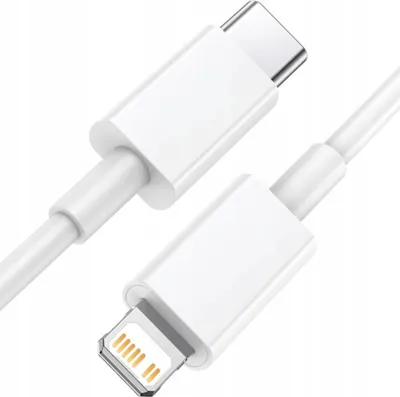 Produktbild von Lightning - Usb-C-Kabel Für Iphone-Schnellladung, Robustes Type-C-Kabel, Weiss