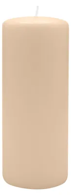 Produktbild von Flachkopf-Stumpenkerzen Champagner 250 x Ø 100 mm, 2 Stück