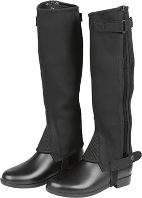 Produktbild von Kerbl Minichaps ClassicStretch Gr.152 waschbar mit Reißverschluss schwarz 328772