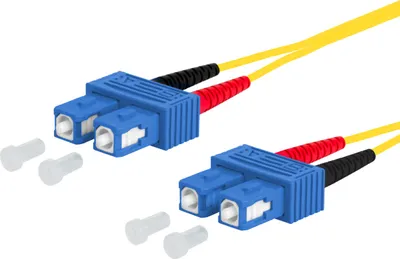 Zdjęcie produktu dla Kabel krosowy METZ CONNECT OpDAT, SC-D/SC-D OS2, 3 m