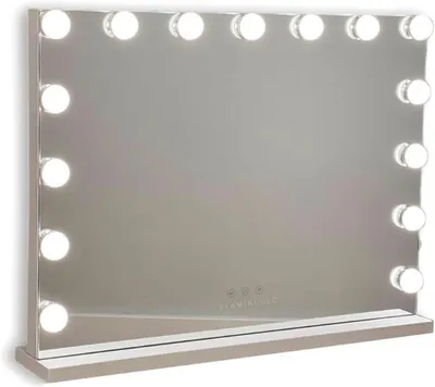 Produktbild von Schminkspiegel mit Beleuchtung – 15 LEDs – 3 Modi – Einstellbare Helligkeit – Touch-Steuerung – USB-Anschluss