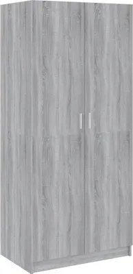 Obrázek produktu pro Šatní skříň šedá sonoma 80 x 52 x 180 cm kompozitní dřevo
