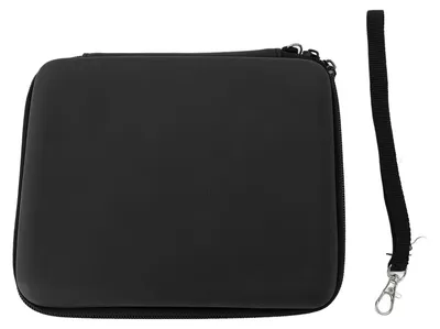 Produktbild von Tragetasche für 2DS mit 8 Spielkartenhaltern, schützende Hartschale, Reisetasche, Konsolenzubehör, stoßfest, staubdicht, Schwarz