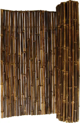 Produktbild von Bambus Sichtschutz BLACK 150x 180cm (HxB) aus Nigra Bambus – Bambuszaun für Garten, Balkon & Zaunverkleidung – robust & wetterfest