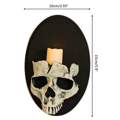 Zdjęcie produktu dla Świecznik ścienny, dekoracja na Halloween