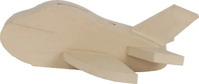 Image de Décopatch EV019C - Urne/boîte aux lettres en papier mâché, avion 55x20cm
