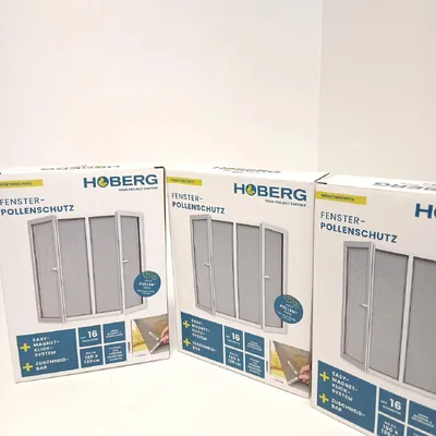 Immagine prodotto di Schermo antipolline per finestre Hoberg con protezione antipolline - 150 x 130 cm - set da 4