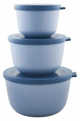 Immagine prodotto di Mepal - Set di 3 ciotole alte Cirqula - Blu nordico (233093)