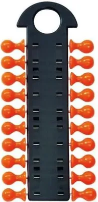 Produktbild von Pinwand/Markierungsnadel-Magazin 8x14mm inkl. 20 Pins orange