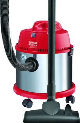 Image de THOMAS Nass-Trockensauger,1500W,16L,rot-silber INOX 1516