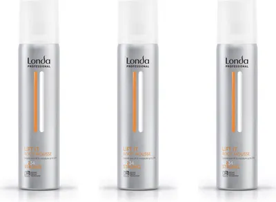 Produktbild von Londa Lift It Haarschaum für feines Haar, Volumenverdoppelnd, Starker Halt, 3x200 ml