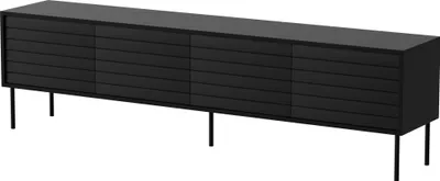 Produktbild von Fernsehschrank Cortina 200 cm - Modernes Design in Schwarz