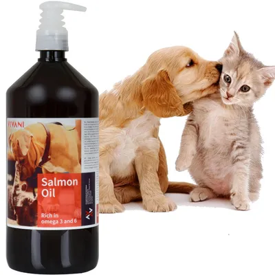 Productafbeelding van Zalmolie voor honden en katten, 1000 ml