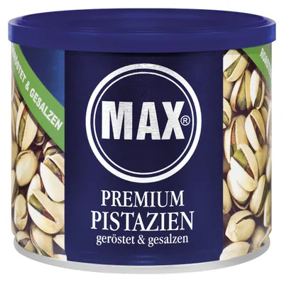 Produktbild von Max Pistazien gesalzen und geröstet (1X225g Dose)